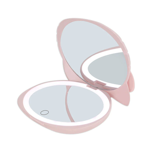 Hello Kitty® Kawaii Battery Compact Mirror with Special Finish- Color Matte Pink