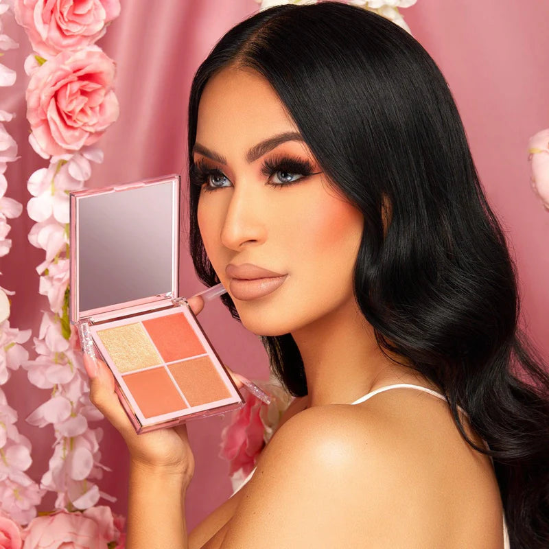 Keep Me Blushing Blush Quad  Color: @Night
