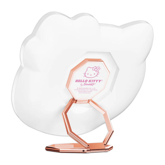 Hello KittyPocket Mirror with Ring Stand- White