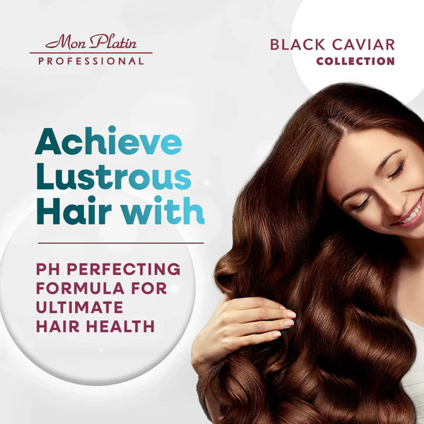 Black Caviar Volumizer Hair Shampoo - For Fine, Thin, Fragile Hair - Enriched with Black Caviar, Hair Shampoo for Damaged hair, Volume Shampoo, SLS/Salt Free