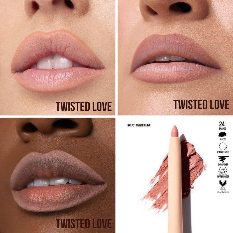 Nude X Lip Liner Color: Twisted Love