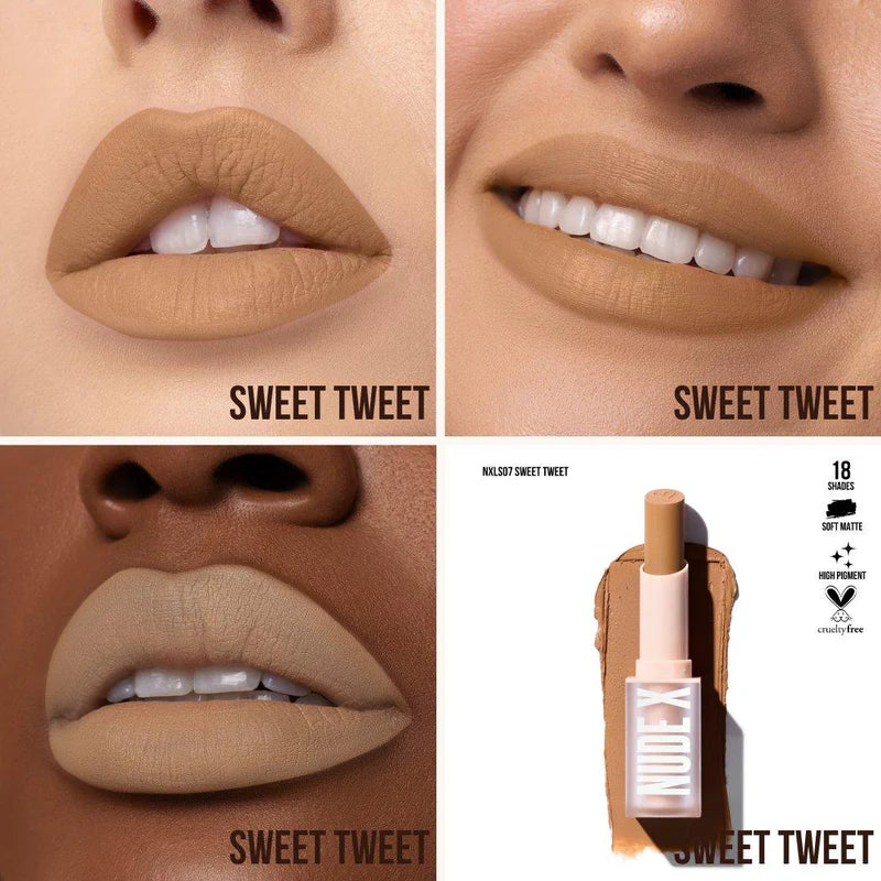 Nude X Soft Matte Lipstick Color: Sweet Tweet