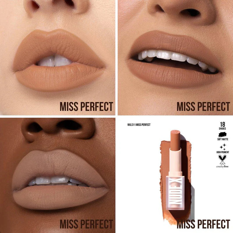 Nude X Soft Matte Lipstick  Color: Miss Perfect