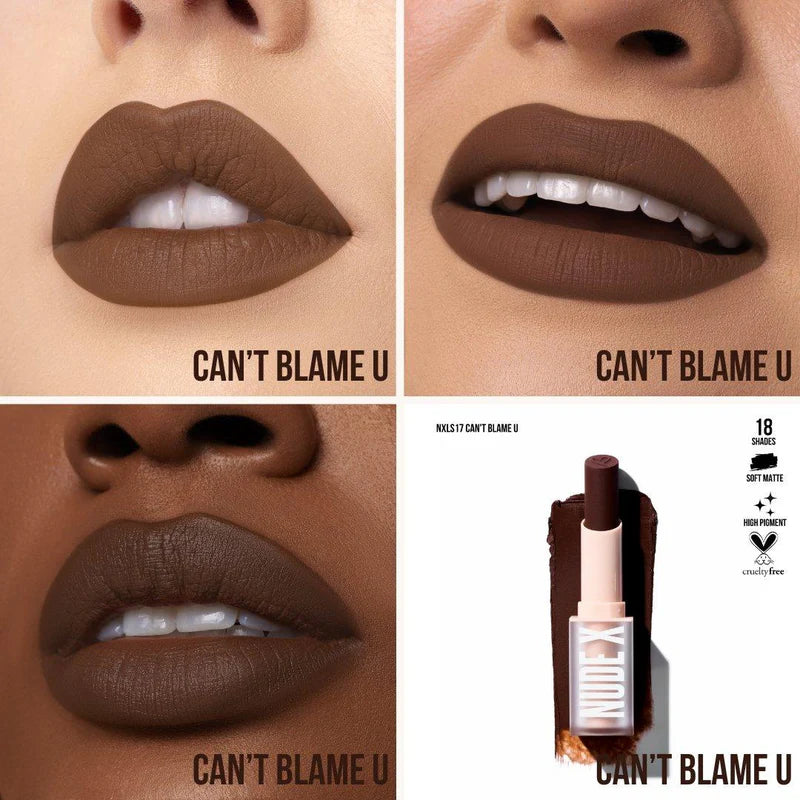 Nude X Soft Matte Lipstick Color: Cant Blame You
