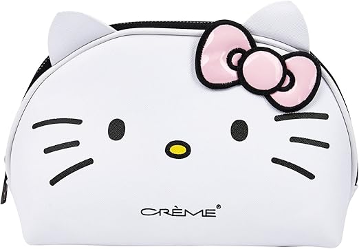 Hello Kitty x The Crème Shop Dome Makeup Travel Pouch (Pink)